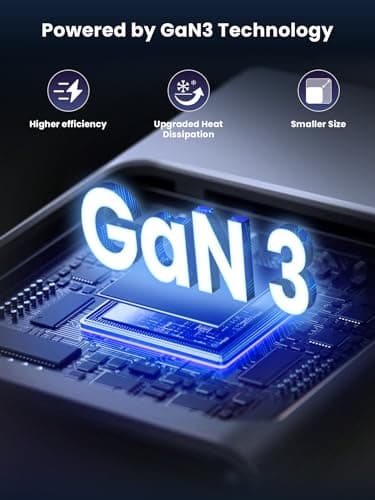 160W Fast USB Charger for Multiple Devices, 6-in-1 Charging Station with USB-C & USB-A Ports, 65W Type-C Fast Charging Port for Laptops, Compatiable with MacBook, iPad, iPhone, Samsung - Image 6