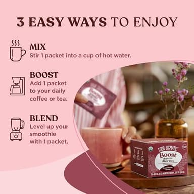 Cordyceps Mushroom Elixir by Four Sigmatic | Coffee Alternative with Organic Cordyceps Mushroom Powder, Rose Hips & Schisandra | Support Energy & Athletic Performance, Keto & Portable | Pack of 20 - Image 6
