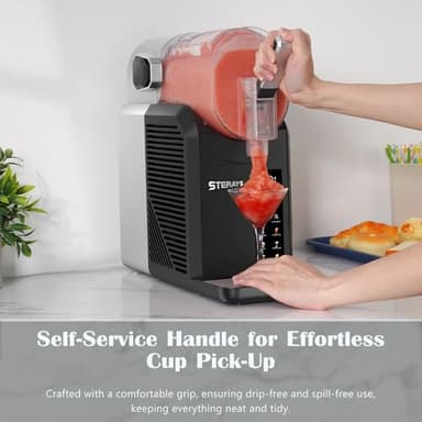 STERAYS Slushie Machine,Slushy Machine for Home,6 Preset Programs,Auto Cleaning,No Ice Needed, Frozen Drink Maker for Milk Shakes,Frappe,Margarita Smoothie,Slush,and More - Image 3