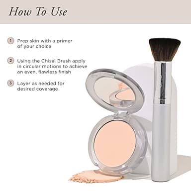 PUR Beauty 4-in-1 Pressed Mineral Makeup Powder Foundation with SPF 15 - Concealer & Finishing Compact Pressed Powder for Face - Buildable Medium to Full Coverage Foundation Powder (Ivory) - Image 9