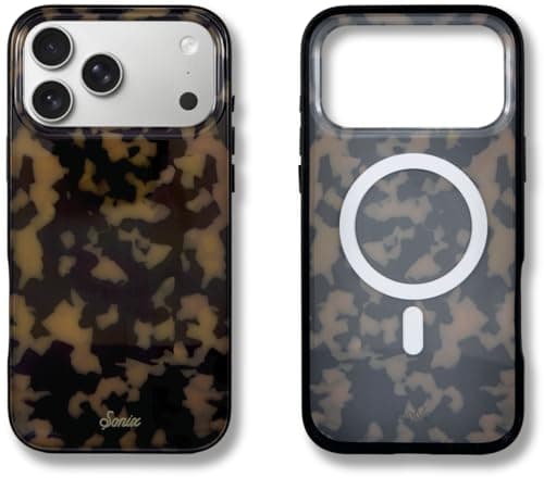 Sonix Case for iPhone 17 Pro Max | Compatible with MagSafe | 10ft Drop Tested | Tortoiseshell | Brown Tort - Image 1
