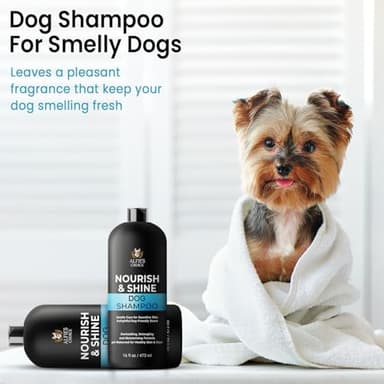 Dog Shampoo and Conditioner Set for Itchy Skin, Allergies & Odor – 2-in-1 Calming Formula with Lavender, Rosemary & Biotin – Moisturizing & Detangling – Safe for Puppies & All Breeds – 16 oz x 2 - Image 7