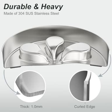 Feedoo Slow Feeder Dog Bowls Large Breed 3Cups, Food Grade 304 Stainless Steel Dog Bowls with Non-Slip Base, Maze Pet Dish to Slow Down Eating, Metal Slow Feeder Dog Bowl - Image 5