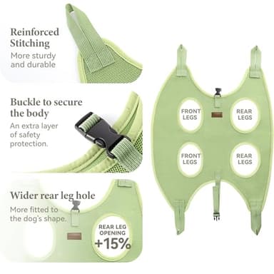 Loesuona Dog Grooming Hammock – for Dogs Cat Grooming Hammock,Dog Sling for Nail Trimming with Dog Nail Clippers for Small Dogs,Dog Hammock for Nail Trim,Dog Hanging Harness for Nail Trimming - Image 6
