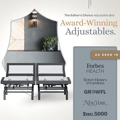 Sven & Son Bliss Adjustable Bed Base-Frame Only, Head and Foot Lift, Lumbar Support, Head-Pillow-Tilt, Massage, Under-Bed Lights, USB, Memory Positions, Zero Gravity - King - Image 2