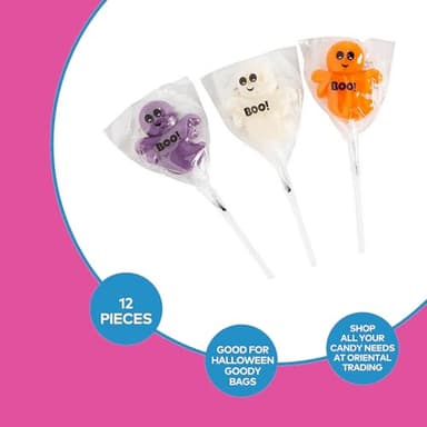 Fun Express Ghost Lollipops - 12 Pc - Image 3