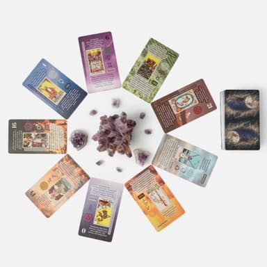Witchy Cauldron Tarot Cards for Beginners, Learning Tarot Cards with Meanings on Them, for Beginners, Training Deck - Image 9