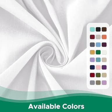 Biscaynebay Wrap Around Bed Skirts for Queen Beds 15" Drop, White Adjustable Elastic Dust Ruffles Easy Fit Wrinkle & Fade Resistant Silky Luxurious Fabric Machine Washable - Image 6