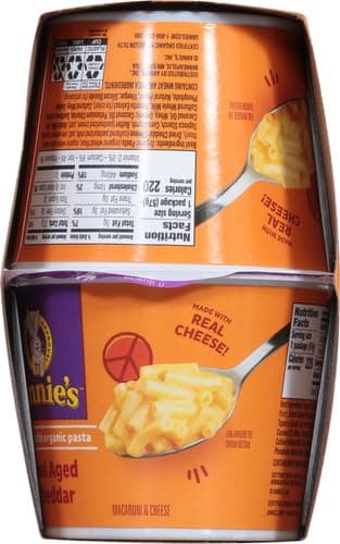 Annie's Real Aged Cheddar Microwave Mac and Cheese with Organic Pasta, Made with Real Cheese, Dinner Side or Snacks, 4 Cups, 8.04 oz - Image 4