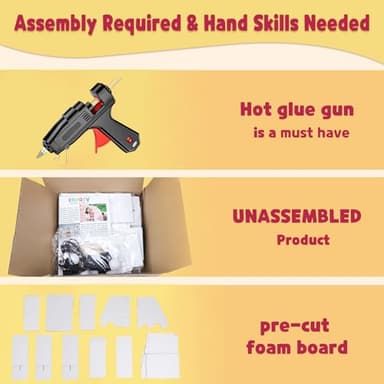 imprsv Marquee Numbers Large 60th-Birthday Decorations: 4FT Light Up Numbers 60 Years Old Birthday Decor for Men Women Big Sign Party Anniversary Cardboard Backdrop Mosaic Balloon Signs Blocks - Image 2