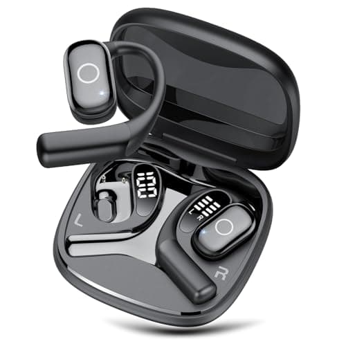 AI Translation Earbuds Real Time, 163 Language Translator Earbuds for iPhone and Android, 80H Playtime,3-in-1 Translation Headphones Translating Device, for Travel/Business/Meeting/Learning (Black) - Image 1