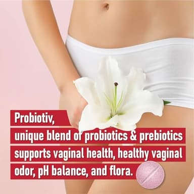 Chewable Vaginal Probiotics for Women 10 Billion CFU + Organic Prebiotics — Supports Vaginal Health, Maintains Vaginal pH Balance & Promotes Feminine Freshness, Strawberry-Flavored Tablets - Image 8