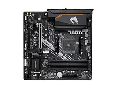 GIGABYTE B550M AORUS Elite AX (rev 1.3) Motherboard, Supports AMD AM4 Ryzen 5000 Processors, Micro-ATX, DDR4, Single M.2, SATA 6Gb/s, Realtek GbE LAN, PCIe 4.0 - Image 4