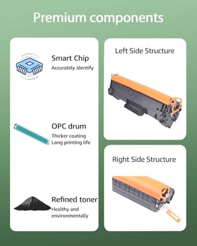 greencycle 141a Toner Cartridge Compatible Replacement for Hp 141A Black Laserjet Toner Cartridge Laser Jet MFP m140w Toner Laser Jet m110w Toner (2Pk,with chip) - Image 4