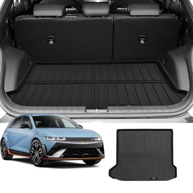 Custom for 2022-2025 Hyundai IONIQ 5 & IONIQ 5 N Cargo Mats Trunk Liner All Weather TPE Protection Mat Accessories (for 2022-2025 Hyundai IONIQ 5/N) - Image 2
