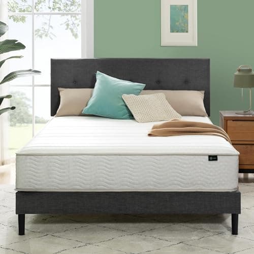 ZINUS 10 Inch Foam and Spring Hybrid Mattress [New Version], Full, Fiberglass Free, Medium Firmness, Durable Support, Certified Safe Foams & Fabric, Mattress in A Box - Image 1