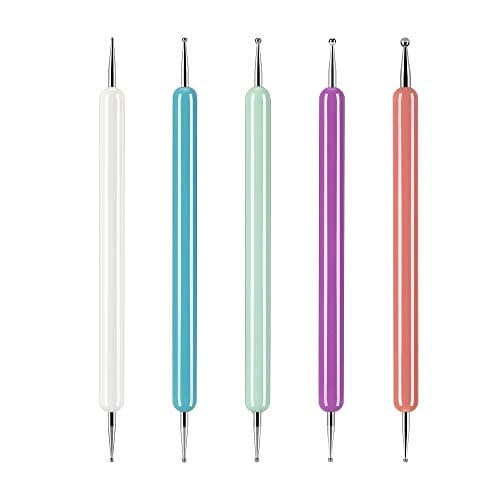 5 Pcs Pattern Tracing Stylus, Ball Embossing Stylus for Transfer Paper, Tracing Tools for Drawing, Embossing Tools for Paper, Art Dotting Tools for Nail Art, Ball Tip Clay Tools Sculpting Stylus - Image 1