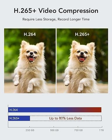 ANNKE 16CH 1080P Lite Hybrid 5-in-1(TVI/AHD/CVI/CVBS/IPC) CCTV DVR, Motion Detection, H.265+ Security 16 Channel Surveillance Digital Video Recorder with 2TB Hard Drive, Easy Remote Access - Image 5