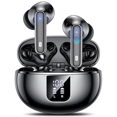 AI Translation Earbuds Real Time 144 Languages Accents Translator 36H Playtime 3-in-1 Wireless Headphones 4 ANC Mic for Spanish/English Audífonos Traductores, Bluetooth 5.4 Earphones iOS & Android - Image 1