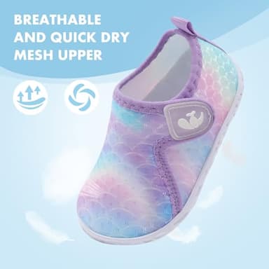 FEETCITY Kids Barefoot Water Shoes Beach Aqua Socks Quick Dry Outdoor Sport Swim for Baby Boys Girls - Image 6