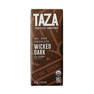 Taza Chocolate, 95% Wicked Dark Amaze Bar, 2.5 oz bars, case of 10 - Image 3