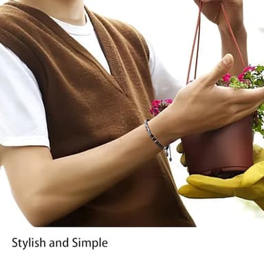 VOHIVI Teens Boys Gift Ideas: Morse Code 'I LOVE YOU' Bracelet for Son - Adjustable, Handmade Christmas Stocking Stuffers, Valentines, Easter Basket, Graduation Gifts - Image 4