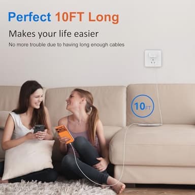 iPhone 17 16 15 Pro Max Charger 30W Type C Chargers USB C Fast Charger Block iPhone 17 Chargers Fast Charging with 10FT C Charging Cable for iPhone 17/17 Pro Max/16/16 Pro Max/15/15 Pro/iPad/Samsung - Image 6