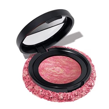 LAURA GELLER NEW YORK Baked Blush-n-Brighten Marbleized Blush for Cheeks - Sunlit Rose - Satin Finish - Buildable Color - Image 1