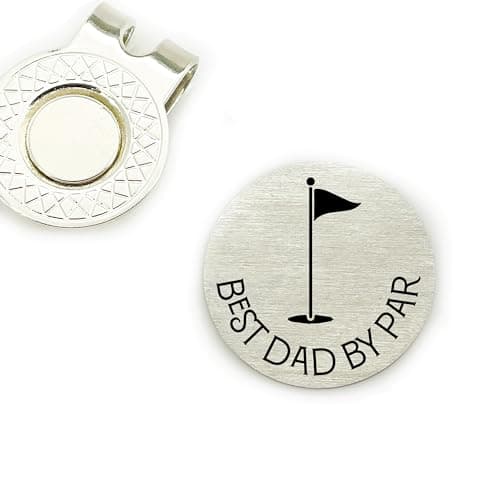 Best Dad By Par Golf Ball Marker Gift Idea For Dad Fathers Gift Best Dad By Par Golf Ball Marker Gift Idea Dad By Par FBA-PAR-GOLF (|Dad|) - Image 1