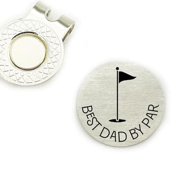Best Dad By Par Golf Ball Marker Gift Idea For Dad Fathers Gift Best Dad By Par Golf Ball Marker Gift Idea Dad By Par FBA-PAR-GOLF (|Dad|) - Image 1