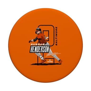 Gunnar Henderson | Baltimore MLB Players | MLBHEN3201 PopSockets Adhesive PopGrip - Image 3