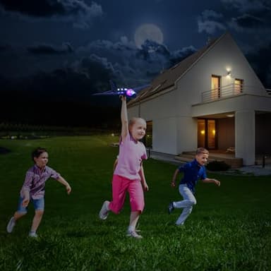 Wesfuner 3 Pack Foam Airplane Launcher Toys, 2 Flight Mode Glider Plane,Kids Flying Toy,3 4 5 6 7 8 9 10 11 12 Year Old Boys Girls Gifts,Outdoor Sport Party Favor - Image 5