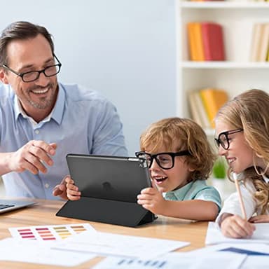 ProCase for iPad 9th/ 8th/ 7th Generation Case 10.2 Inch (2021/2020/2019 Release), 10.2 iPad Case 9th/ 8th/ 7th Gen Cover, Slim Smart Cover with Translucent Hard Shell Back -Black - Image 3