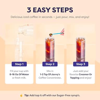 Coffee Concentrate - Cold Brew Coffee, Perfect for Hot or Iced Instant Coffees, Hot Drinks, Cold Brew Concentrate, 35 Servings - Caramel - Image 9