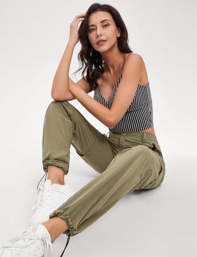 Cycorld Women's-Hiking-Pants-Convertible Quick-Dry-Stretch-Lightweight Zip-Off Outdoor Pants with 5 Deep Pockets (Khaki, Large) - Image 7