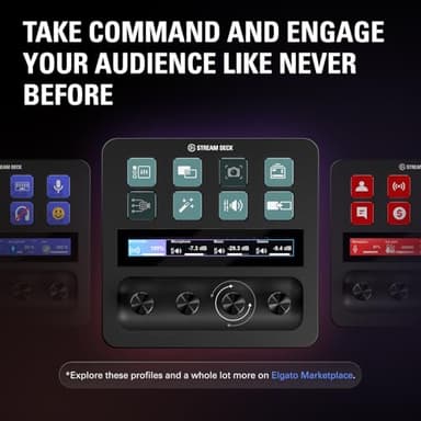 Elgato Stream Deck +, Audio Mixer, Production Console and Studio Controller for Content Creators, Streaming, Gaming, with customizable touch strip dials and LCD keys, works with Mac and PC - Image 3