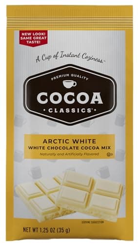 Cocoa Classics Variety Pack: Cocoa Mix, Chocolate Supreme, Arctic White, Salted Caramel Hot Chocolate Made with Nonfat Milk, Just Add Water, Make Hot or Iced, 1.25oz Packets (Pack of 36) - Image 4