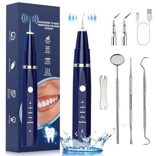 Plaque/Tartar Remover for Teeth, Dental Calculus Remover Teeth Cleaning Kit with LED Light & 5 Adjustable Modes - Image 1