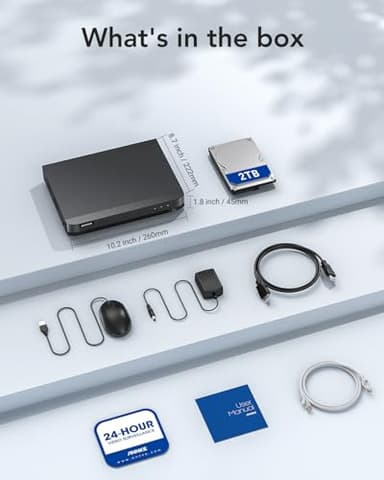 ANNKE 16CH 1080P Lite Hybrid 5-in-1(TVI/AHD/CVI/CVBS/IPC) CCTV DVR, Motion Detection, H.265+ Security 16 Channel Surveillance Digital Video Recorder with 2TB Hard Drive, Easy Remote Access - Image 10