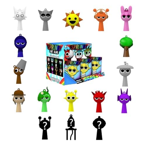 JIENSA Sprunky Action Figures Mystery Box, Sprunky Mystery Box (5 Pack)