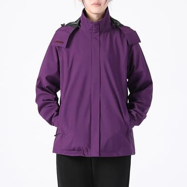 CorBuyit Women's Lightweight Rain Jacket with Hood, Waterproof Travel Jacket - Image 3