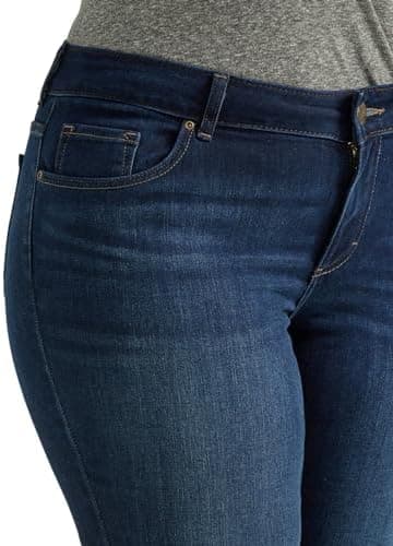 Lee Womens Plus Size Legendary Mid Rise Straight Leg Jean - Image 5