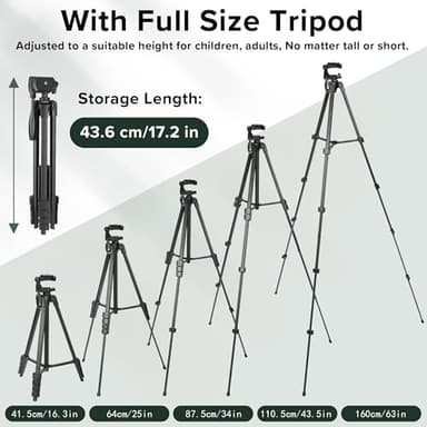 Gosky 20-60x85 Spotting Scope with Full Size Tripod,Phone Adapter,Bluetooth Camera Remote,Waterproof Spotter scopes for Target Shooting,Bird Watching,Travel,Hiking - Image 3