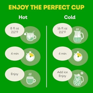 Lipton Decaf Green Tea Bags, Unsweetened Iced or Hot Tea Bags, 240 Total Tea Bags (40ct - Pack of 6) - Image 7