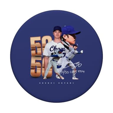 Shohei Ohtani | 50/50 Club | Los Angeles Baseball MLB Player PopSockets Adhesive PopGrip - Image 3