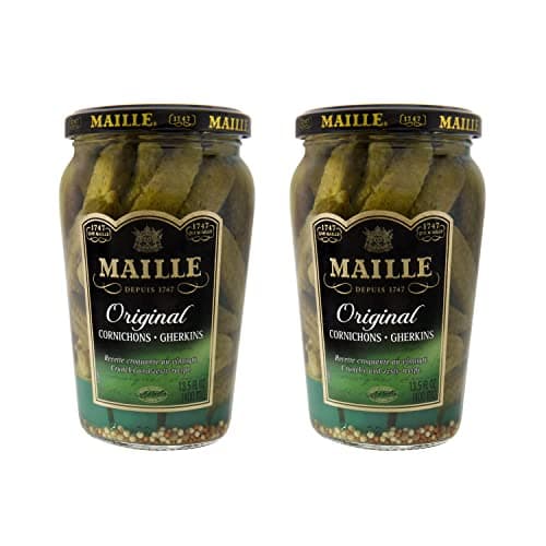 Maille Pickles 2 count Cornichons Original 13.5 oz - Image 1
