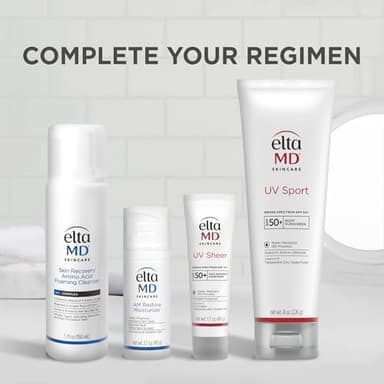 EltaMD UV Sheer Face and Body Sunscreen SPF 50+, Oil Free, No White Cast Sunscreen for Face and Body, Zinc Oxide Formula, 1.7 oz Tube - Image 9