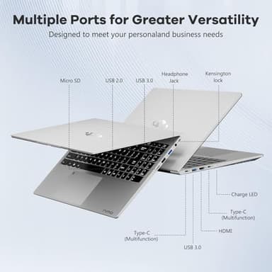 15.6 Business-gaming-Laptop, 6-Cores AMD Ryzen 5 6600H 660M 6nm GPU, 32GB DDR5 2TB SSD(Beat i7-1165G7 up to 4.5GHz)100W Type-C FHD IPS Laptop-Computer with Fingerprint Backlit Keyboard WiFi5 Win11 - Image 6