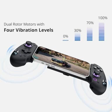S9 Full-Size Gaming Phone Controller for iPhone 15/16, iPad Mini 6/7, Android Tablet, Bluetooth＆Type-C Mobile Gamepad with Free Key Mapping＆App, for Genshin Impact & Zenless Zone Zero, Hall Joystick - Image 9