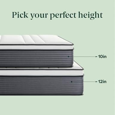 ZINUS 10 Inch True Support Hybrid Mattress [New Version], Twin, Fiberglass Free, Medium Feel, Motion Isolation, Certified Safe Foams & Fabric, Mattress in A Box - Image 8
